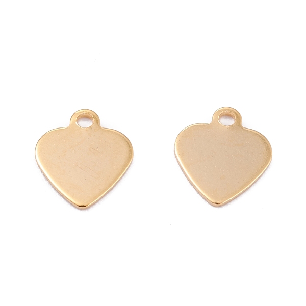 PandaHall 201 Stainless Steel Charms, Laser Cut, Heart, Real 18k Gold Plated, 9x8x0.5mm, Hole: 1.2mm 201 Stainless Steel Heart
PandaHall 201 Stainless Steel Charms, Laser Cut, Heart, Real 18k Gold Plated, 9x8x0.5mm, Hole: 1.2mm 201 Stainless Steel Heart