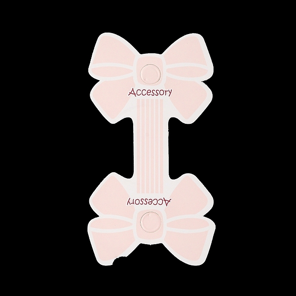 PandaHall Fold Over Bowknot Cardboard Paper Jewelry Display Cards for Necklace & Bracelet Storage, Misty Rose, 9.6x5.1x0.04cm, Hole: 8mm...
PandaHall Fold Over Bowknot Cardboard Paper Jewelry Display Cards for Necklace & Bracelet Storage, Misty Rose, 9.6x5.1x0.04cm, Hole: 8mm...