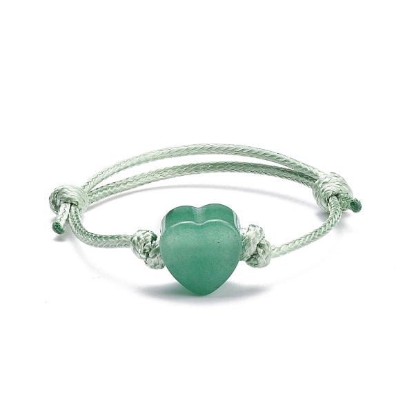 PandaHall Natural Green Aventurine Heart Braided Cord Bracelet, Adjustable Friendship Bracelet for Women, Inner Diameter: 2-1/8~3 inch...
PandaHall Natural Green Aventurine Heart Braided Cord Bracelet, Adjustable Friendship Bracelet for Women, Inner Diameter: 2-1/8~3 inch...