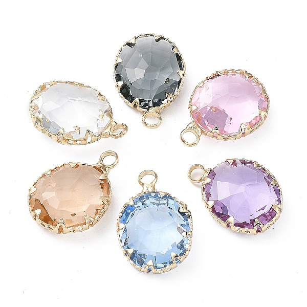 PandaHall Brass and K9 Glass Pendants, Oval Charms, Mixed Color, 18.5x12.5x6mm, Hole: 2.2mm Brass+Glass Oval Multicolor
PandaHall Brass and K9 Glass Pendants, Oval Charms, Mixed Color, 18.5x12.5x6mm, Hole: 2.2mm Brass+Glass Oval Multicolor