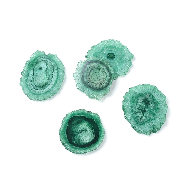 PandaHall Natural Solar Quartz Beads, Dyed, Druzy Quartz Slices, for Wire Wrapped Pendant Making, No Hole/Undrilled, Nuggets, Green...
PandaHall Natural Solar Quartz Beads, Dyed, Druzy Quartz Slices, for Wire Wrapped Pendant Making, No Hole/Undrilled, Nuggets, Green...