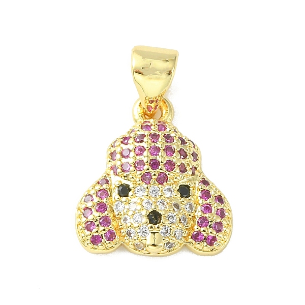 PandaHall Brass Micro Pave Cubic Zirconia Charms, Dog Head Charm, Real 18K Gold Plated, 14x13x3.5mm, Hole: 4.5x3.5mm Brass+Cubic Zirconia..., Pink
PandaHall Brass Micro Pave Cubic Zirconia Charms, Dog Head Charm, Real 18K Gold Plated, 14x13x3.5mm, Hole: 4.5x3.5mm Brass+Cubic Zirconia..., Pink
