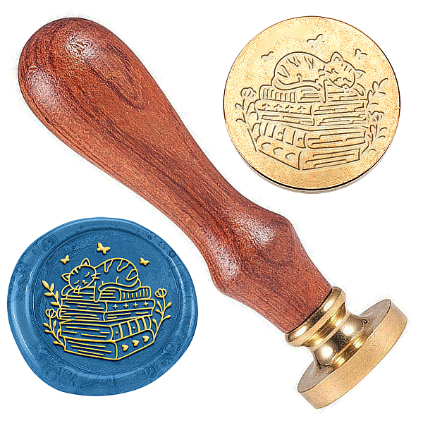 PandaHall Wax Seal Stamp Set, Golden Tone Sealing Wax Stamp Solid Brass Head, with Retro Wood Handle, for Envelopes Invitations, Gift Card...
PandaHall Wax Seal Stamp Set, Golden Tone Sealing Wax Stamp Solid Brass Head, with Retro Wood Handle, for Envelopes Invitations, Gift Card...