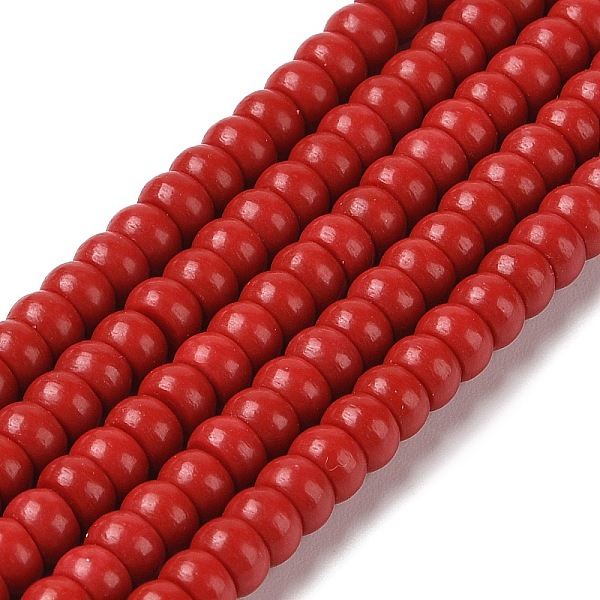 PandaHall Dyed Synthetic Coral Beads Strands, Rondelle, FireBrick, 6x4mm, Hole: 0.8mm, about 103pcs/strand, 15.75''(40cm) Synthetic Coral..., Red
PandaHall Dyed Synthetic Coral Beads Strands, Rondelle, FireBrick, 6x4mm, Hole: 0.8mm, about 103pcs/strand, 15.75''(40cm) Synthetic Coral..., Red