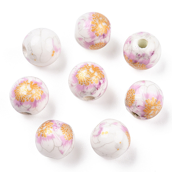 PandaHall Handmade Printed Porcelain Beads, Round, Goldenrod, 8mm, Hole: 2mm Porcelain Round Gold
PandaHall Handmade Printed Porcelain Beads, Round, Goldenrod, 8mm, Hole: 2mm Porcelain Round Gold
