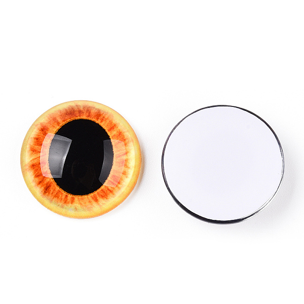 PandaHall Glass Cabochons, Half Round with Eye, Dark Orange, 20x6.5mm Glass Half Round
PandaHall Glass Cabochons, Half Round with Eye, Dark Orange, 20x6.5mm Glass Half Round