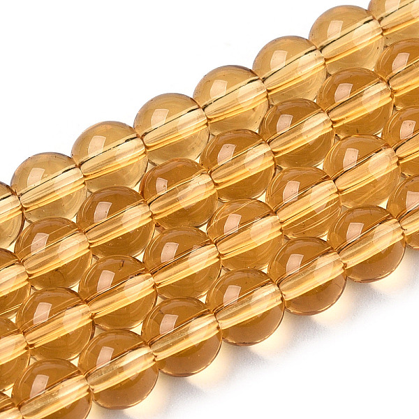 PandaHall Transparent Glass Beads Strands, Round, Goldenrod, 6~6.5mm, Hole: 1.4mm, about 67~70pcs/strand, 14.76 inch~15.16 inch(37.5~38.5cm)..., Gold
PandaHall Transparent Glass Beads Strands, Round, Goldenrod, 6~6.5mm, Hole: 1.4mm, about 67~70pcs/strand, 14.76 inch~15.16 inch(37.5~38.5cm)..., Gold