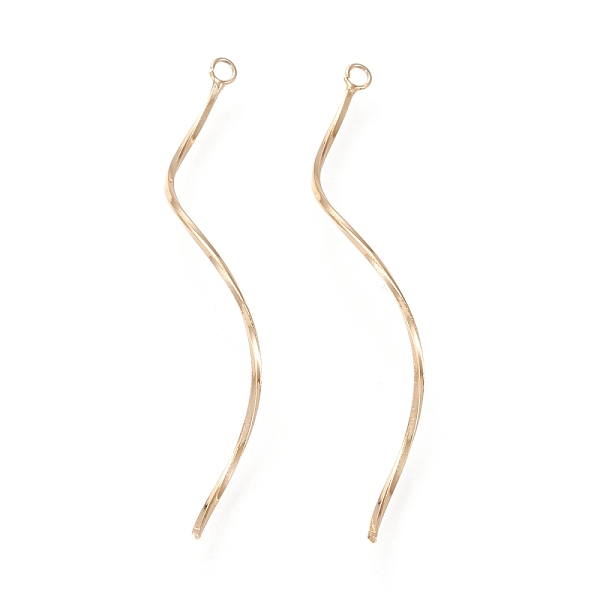 PandaHall Brass Big Pendants, Long-Lasting Plated, Twist, Real 18K Gold Plated, 58x0.8mm, Hole: 1.8mm Brass Twist
PandaHall Brass Big Pendants, Long-Lasting Plated, Twist, Real 18K Gold Plated, 58x0.8mm, Hole: 1.8mm Brass Twist