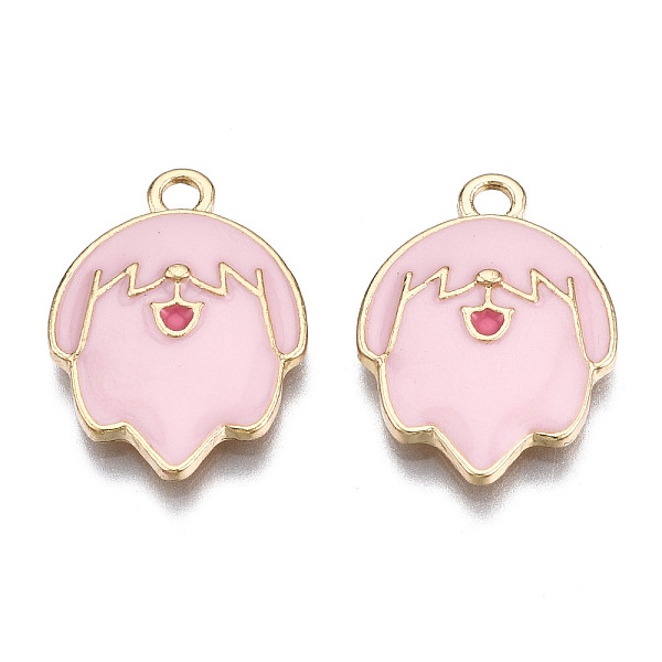 PandaHall Alloy Pendants, with Enamel, Cadmium Free & Lead Free, Light Gold, Dog, Pink, 20x14.5x3mm, Hole: 2mm Alloy+Enamel Dog Pink
PandaHall Alloy Pendants, with Enamel, Cadmium Free & Lead Free, Light Gold, Dog, Pink, 20x14.5x3mm, Hole: 2mm Alloy+Enamel Dog Pink