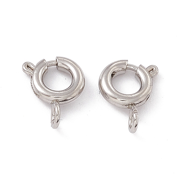 PandaHall 201 Stainless Steel Spring Ring Clasps, Stainless Steel Color, 6x1.5mm, Hole: 1.8mm 201 Stainless Steel
PandaHall 201 Stainless Steel Spring Ring Clasps, Stainless Steel Color, 6x1.5mm, Hole: 1.8mm 201 Stainless Steel