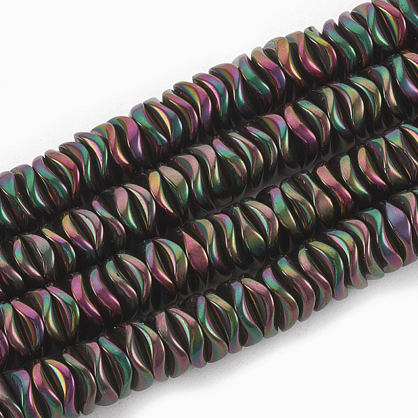 PandaHall Electroplate Non-magnetic Synthetic Hematite Beads Strands, Wavy, Flat Round/Disc, Multi-color Plated, 6~6.5x6~6.5x1.5~2mm, Hole...
PandaHall Electroplate Non-magnetic Synthetic Hematite Beads Strands, Wavy, Flat Round/Disc, Multi-color Plated, 6~6.5x6~6.5x1.5~2mm, Hole...