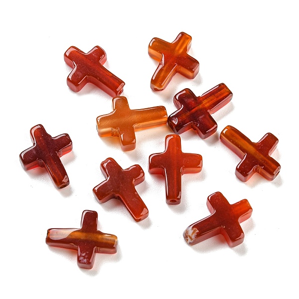PandaHall Natural Carnelian Beads, Cross, 16x12.5x4.5mm, Hole: 1.5mm Carnelian Cross
PandaHall Natural Carnelian Beads, Cross, 16x12.5x4.5mm, Hole: 1.5mm Carnelian Cross