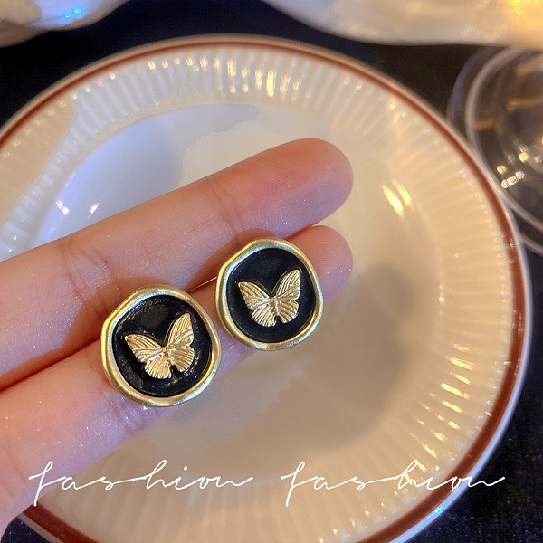 PandaHall Vintage Butterfly Stainless Steel Enamel Stud Earrings for Women Stainless Steel
PandaHall Vintage Butterfly Stainless Steel Enamel Stud Earrings for Women Stainless Steel