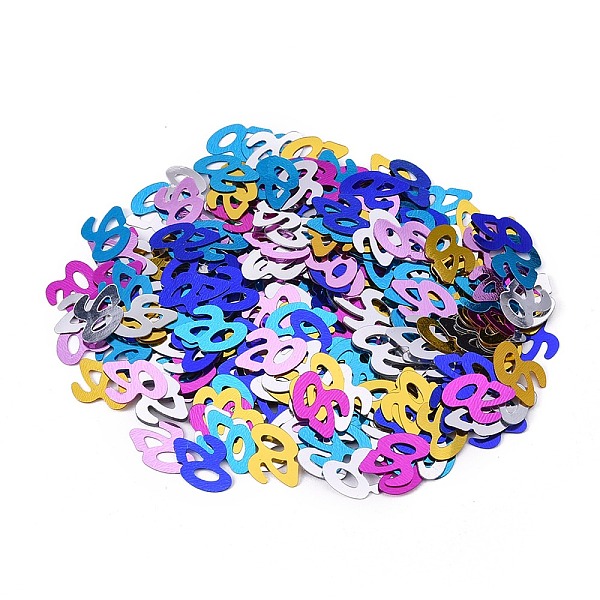 PandaHall 20 Confetti, 20th Birthday Decorations, for Birthday Table Decor Party Favors, Mixed Color, 11x14x0.3mm, about 1200pcs/bag Plastic..., Multicolor
PandaHall 20 Confetti, 20th Birthday Decorations, for Birthday Table Decor Party Favors, Mixed Color, 11x14x0.3mm, about 1200pcs/bag Plastic..., Multicolor
