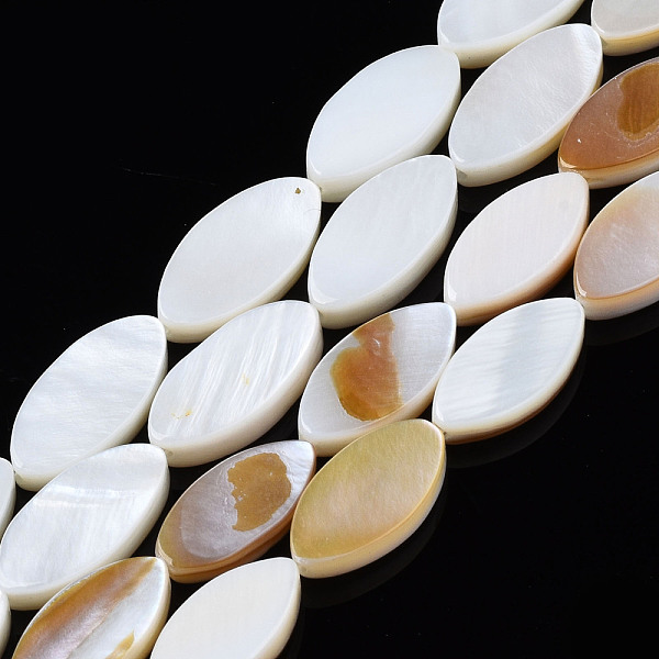 PandaHall Natural Freshwater Shell Beads Strands, Horse Eye, Seashell Color, 13x6.5x2.5mm, Hole: 0.7mm, 15.08''(38.3cm) Freshwater Shell...
PandaHall Natural Freshwater Shell Beads Strands, Horse Eye, Seashell Color, 13x6.5x2.5mm, Hole: 0.7mm, 15.08''(38.3cm) Freshwater Shell...
