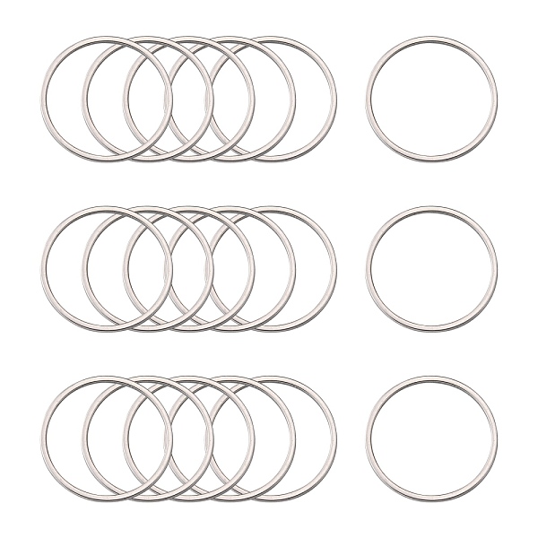 PandaHall 304 Stainless Steel Linking Rings, Metal Connector for DIY Jewelry Making, Stainless Steel Color, 25x1mm, Inner Diameter: 22.5mm ...
PandaHall 304 Stainless Steel Linking Rings, Metal Connector for DIY Jewelry Making, Stainless Steel Color, 25x1mm, Inner Diameter: 22.5mm ...