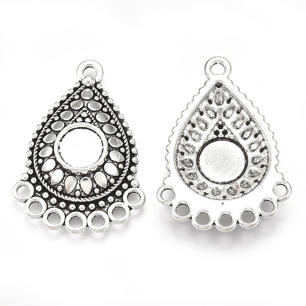 PandaHall Tibetan Style Alloy Cabochon Connector Settings, Chandelier Component Link, Cadmium Free & Lead Free,, teardrop, Antique Silver...
PandaHall Tibetan Style Alloy Cabochon Connector Settings, Chandelier Component Link, Cadmium Free & Lead Free,, teardrop, Antique Silver...