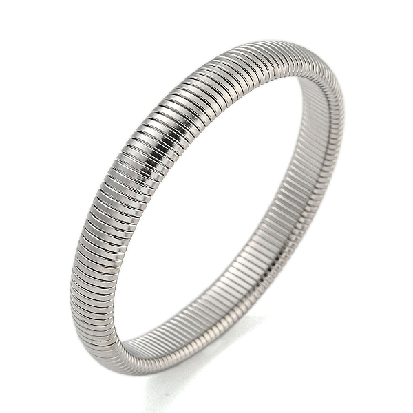 PandaHall 304 Stainless Steel Spring Bangles for Women Men, Stainless Steel Color, Inner Diameter: 2-1/2 inch(6.2cm), 10mm 304 Stainless...
PandaHall 304 Stainless Steel Spring Bangles for Women Men, Stainless Steel Color, Inner Diameter: 2-1/2 inch(6.2cm), 10mm 304 Stainless...