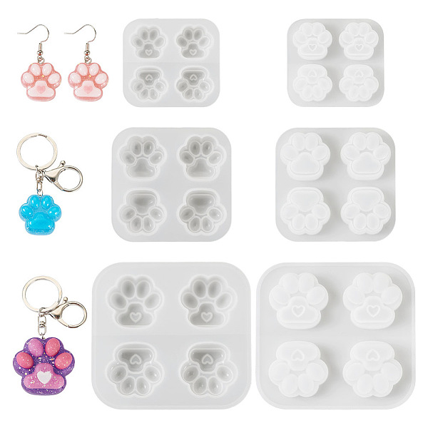 PandaHall 3Pcs 3 Style Paw Print Shape DIY Silicone Molds, Resin Casting Molds, for Chocolate, Candy, UV Resin & Epoxy Resin Craft Making..., White
PandaHall 3Pcs 3 Style Paw Print Shape DIY Silicone Molds, Resin Casting Molds, for Chocolate, Candy, UV Resin & Epoxy Resin Craft Making..., White