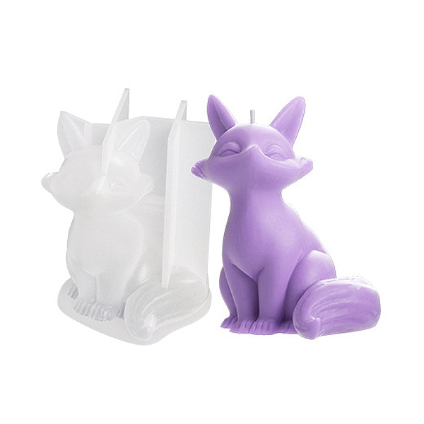 PandaHall DIY Fox Candle Silicone Molds, for Candle Making, White, 6.8x6.3x8.4cm Silicone Fox White
PandaHall DIY Fox Candle Silicone Molds, for Candle Making, White, 6.8x6.3x8.4cm Silicone Fox White