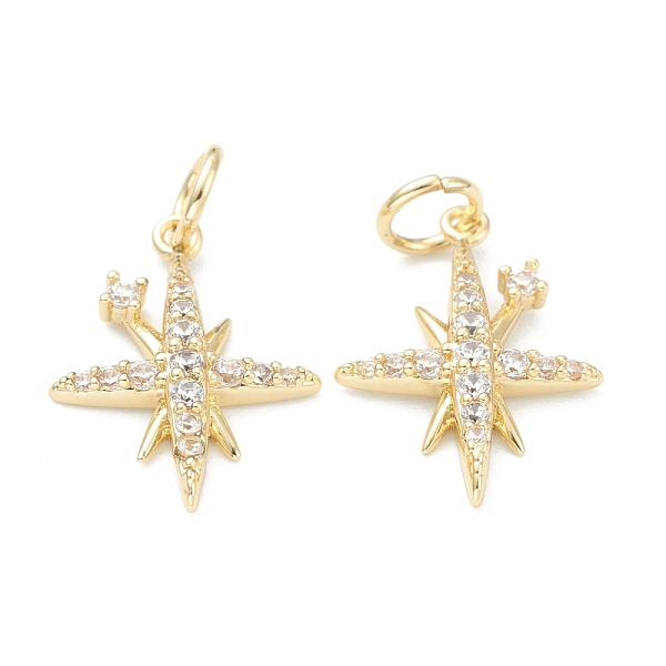 PandaHall Brass Clear Cubic Zirconia Pendants, Long-Lasting Plated, with Jump Ring, Star, Golden, 17x12x3mm, Hole: 3.5mm Brass+Cubic...
PandaHall Brass Clear Cubic Zirconia Pendants, Long-Lasting Plated, with Jump Ring, Star, Golden, 17x12x3mm, Hole: 3.5mm Brass+Cubic...