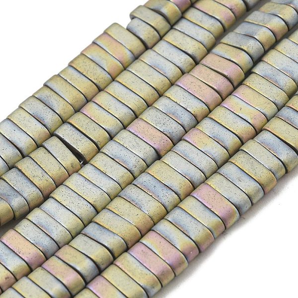 PandaHall Electroplated Non-magnetic Synthetic Hematite Beads Strands, Rectangle, Matte Style, 2-Hole, Colorful, 6x2x3mm, Hole: 1.2mm, about...
PandaHall Electroplated Non-magnetic Synthetic Hematite Beads Strands, Rectangle, Matte Style, 2-Hole, Colorful, 6x2x3mm, Hole: 1.2mm, about...