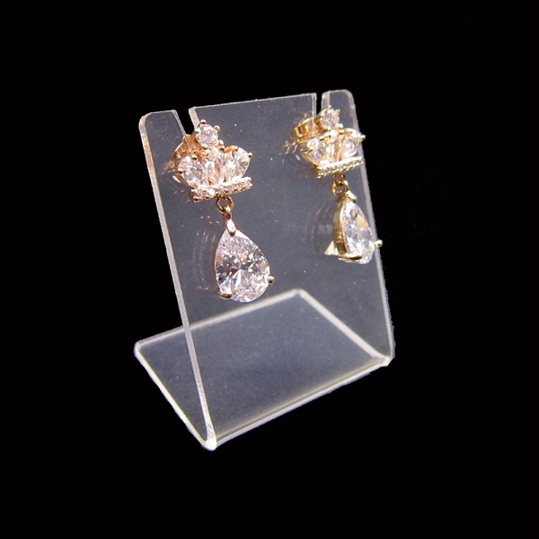 PandaHall L-shaped Acrylic Single Dangle Earring Display Stands, Clear, 3.5x4.5cm Acrylic Rectangle Clear
PandaHall L-shaped Acrylic Single Dangle Earring Display Stands, Clear, 3.5x4.5cm Acrylic Rectangle Clear