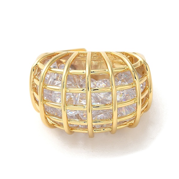 PandaHall Brass Pave Cubic Zirconia Open Cuff Rings for Women, Ring, Real 18K Gold Plated, US Size 7 1/2(17.7mm) Brass+Cubic Zirconia Ring..., Clear
PandaHall Brass Pave Cubic Zirconia Open Cuff Rings for Women, Ring, Real 18K Gold Plated, US Size 7 1/2(17.7mm) Brass+Cubic Zirconia Ring..., Clear
