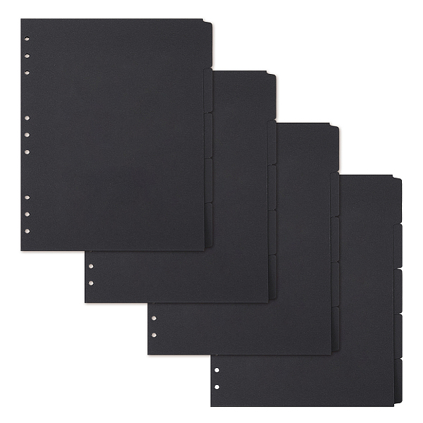 PandaHall SUPERFINDINGS 20 Sheets 5-Tab Binder Dividers B5 Paper 9-Hole Binder Dividers 10.19x7.8inch B5 Notebook Index Dividers with Tabs..., Black
PandaHall SUPERFINDINGS 20 Sheets 5-Tab Binder Dividers B5 Paper 9-Hole Binder Dividers 10.19x7.8inch B5 Notebook Index Dividers with Tabs..., Black