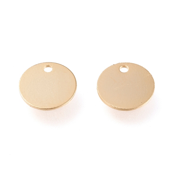 PandaHall 304 Stainless Steel Charms, Laser Cut, Stamping Blank Tag, Flat Round, Golden, 8x0.4mm, Hole: 1mm 304 Stainless Steel Flat Round
PandaHall 304 Stainless Steel Charms, Laser Cut, Stamping Blank Tag, Flat Round, Golden, 8x0.4mm, Hole: 1mm 304 Stainless Steel Flat Round