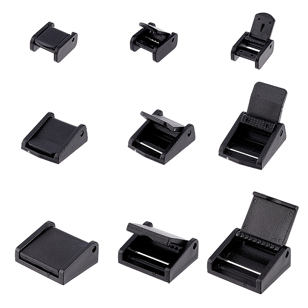 PandaHall 42 Pcs Cam Lock Buckles, 3 Sizes Plastic Buckles Side Quick Release Buckle Flat Dual Adjustable Buckle Plastic for Webbing Straps..., Black
PandaHall 42 Pcs Cam Lock Buckles, 3 Sizes Plastic Buckles Side Quick Release Buckle Flat Dual Adjustable Buckle Plastic for Webbing Straps..., Black