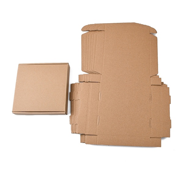 PandaHall Kraft Paper Folding Box, Square, Cardboard box, Mailing Boxes, BurlyWood, 43x29x0.2cm, Finished Product: 17x17x3cm Paper Square..., Orange
PandaHall Kraft Paper Folding Box, Square, Cardboard box, Mailing Boxes, BurlyWood, 43x29x0.2cm, Finished Product: 17x17x3cm Paper Square..., Orange