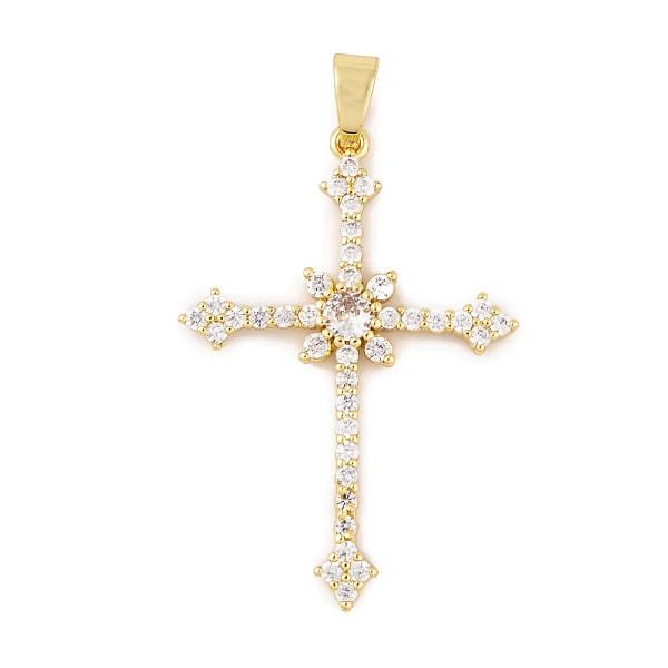 PandaHall Rack Plating Brass Micro Pave Clear Cubic Zirconia Pendants, Long-Lasting Plated, Lead Free & Cadmium Free, Cross, Golden...
PandaHall Rack Plating Brass Micro Pave Clear Cubic Zirconia Pendants, Long-Lasting Plated, Lead Free & Cadmium Free, Cross, Golden...