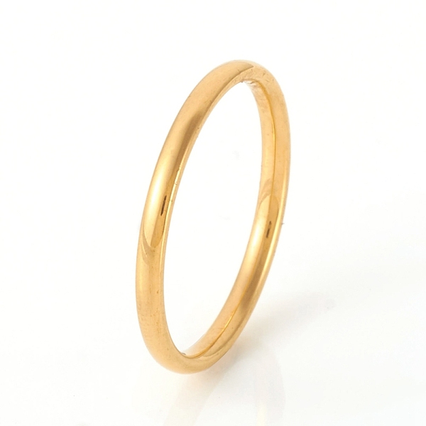 PandaHall 201 Stainless Steel Plain Band Rings, Golden, US Size 4(14.8mm), 1.5mm 201 Stainless Steel
PandaHall 201 Stainless Steel Plain Band Rings, Golden, US Size 4(14.8mm), 1.5mm 201 Stainless Steel