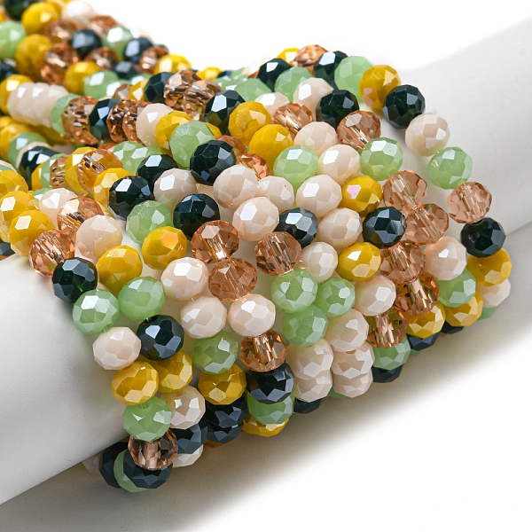 PandaHall Glass Beads Strands, Faceted, Rondelle, Marine Blue, 6x5mm, Hole: 1mm, about 85~88pcs/strand, 16.1~16.5 inch(41~42cm) Glass...
PandaHall Glass Beads Strands, Faceted, Rondelle, Marine Blue, 6x5mm, Hole: 1mm, about 85~88pcs/strand, 16.1~16.5 inch(41~42cm) Glass...