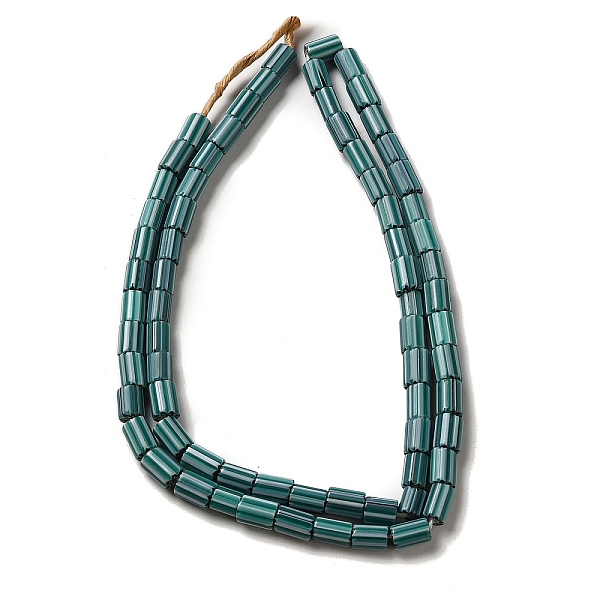 PandaHall Handmade Nepalese Lampwork Beads, Column with Stripe, Turquoise, 6~14x5~8mm, Hole: 1.4~3mm, about 52~78pcs/strand, 25.59~25.98''..., Green
PandaHall Handmade Nepalese Lampwork Beads, Column with Stripe, Turquoise, 6~14x5~8mm, Hole: 1.4~3mm, about 52~78pcs/strand, 25.59~25.98''..., Green
