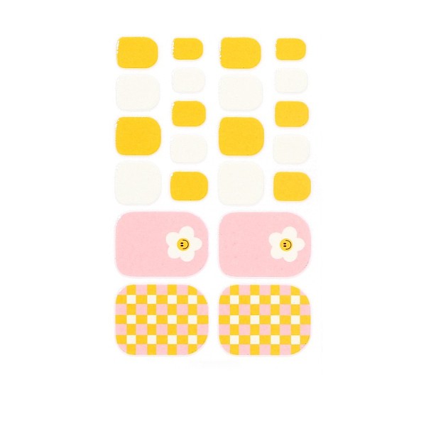 PandaHall Full-Cover Glitter Powder Toenail Wraps Stickers, Flower Star Tartan Self-adhesive Toenail Art Polish Decals, for Woman Girls DIY..., Yellow
PandaHall Full-Cover Glitter Powder Toenail Wraps Stickers, Flower Star Tartan Self-adhesive Toenail Art Polish Decals, for Woman Girls DIY..., Yellow