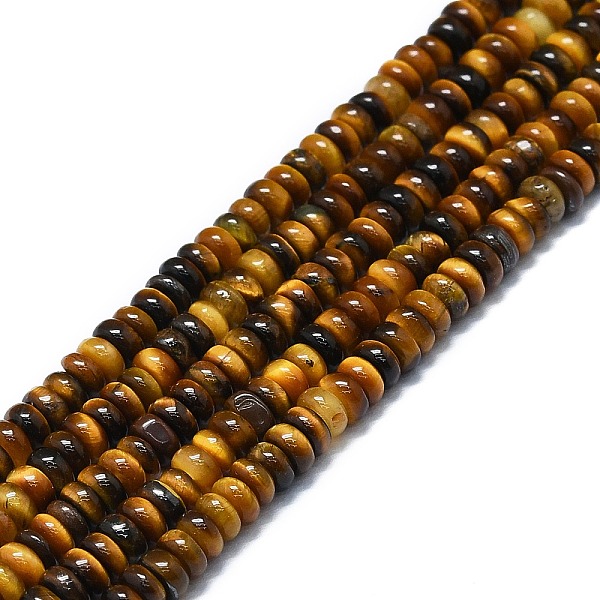 PandaHall Natural Tiger Eye Beads Strands, Disc, 4x1.5~2mm, Hole: 0.5mm, about 96pcs/strand, 15.55''(39.5cm) Tiger Eye Disc
PandaHall Natural Tiger Eye Beads Strands, Disc, 4x1.5~2mm, Hole: 0.5mm, about 96pcs/strand, 15.55''(39.5cm) Tiger Eye Disc