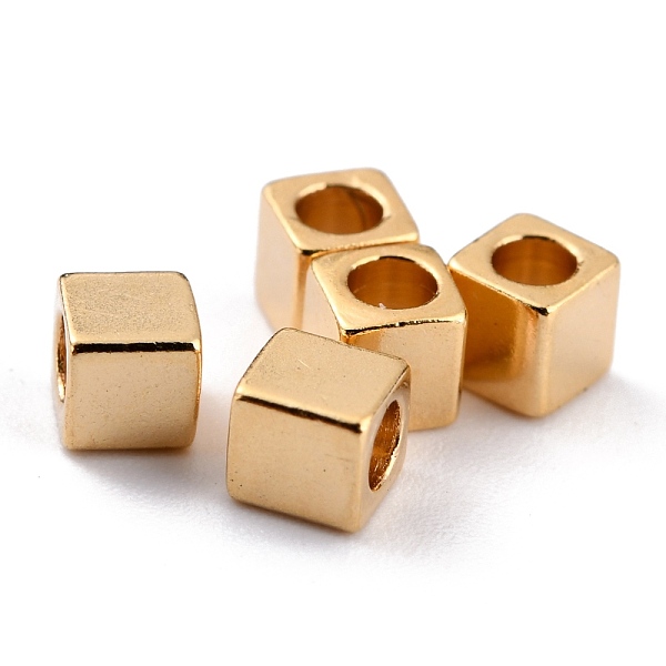 PandaHall Brass Spacer Beads, Long-Lasting Plated, Cube with Round Hole, Real 24K Gold Plated, 3x3x3mm, Hole: 1.8mm Brass Cube
PandaHall Brass Spacer Beads, Long-Lasting Plated, Cube with Round Hole, Real 24K Gold Plated, 3x3x3mm, Hole: 1.8mm Brass Cube