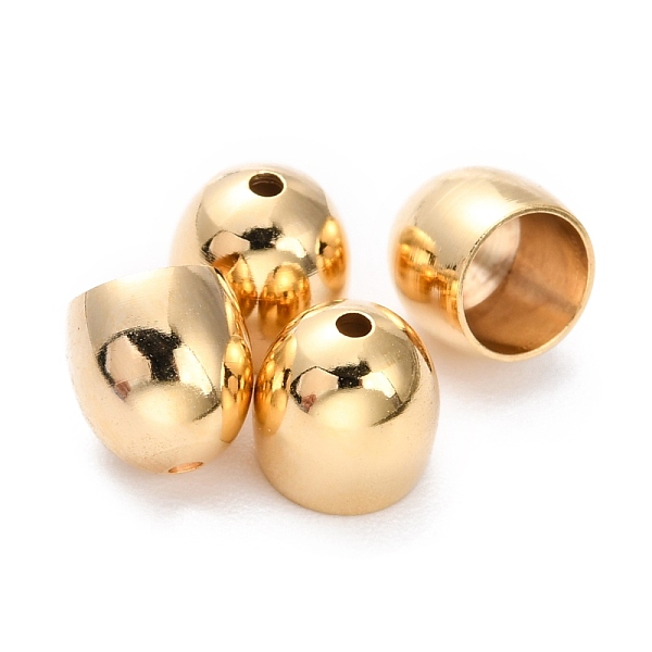 PandaHall Brass Cord Ends, End Caps, Long-Lasting Plated, Real 24K Gold Plated, 6.5x6mm, Hole: 1.2mm, Inner Diameter: 5mm Brass
PandaHall Brass Cord Ends, End Caps, Long-Lasting Plated, Real 24K Gold Plated, 6.5x6mm, Hole: 1.2mm, Inner Diameter: 5mm Brass