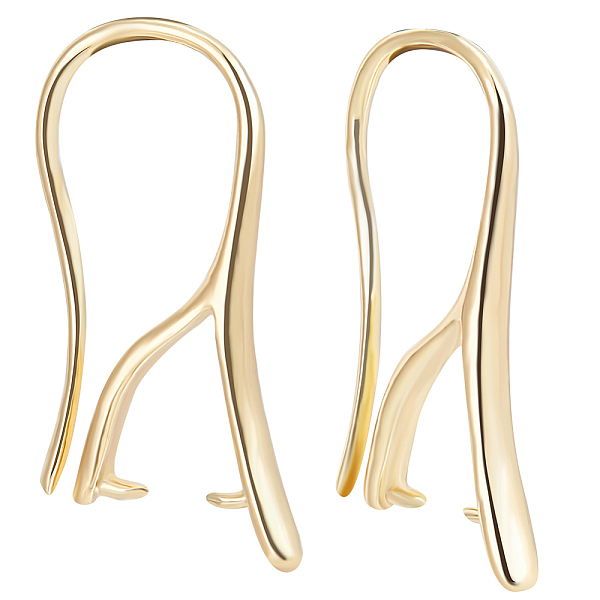 PandaHall Beebeecraft 30Pcs Brass Dangle Earring Findings, Ear Wire with Pinch Bails, Real 14K Gold Plated, 19.5x11x2.5mm, Pin: 0.8mm Brass
PandaHall Beebeecraft 30Pcs Brass Dangle Earring Findings, Ear Wire with Pinch Bails, Real 14K Gold Plated, 19.5x11x2.5mm, Pin: 0.8mm Brass