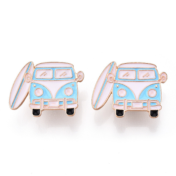 PandaHall Alloy Enamel Brooches, Enamel Pin, with Butterfly Clutches, Car, Deep Sky Blue, Golden, 22x29mm Alloy+Enamel Car
PandaHall Alloy Enamel Brooches, Enamel Pin, with Butterfly Clutches, Car, Deep Sky Blue, Golden, 22x29mm Alloy+Enamel Car