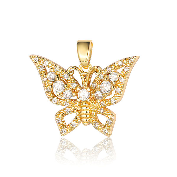 PandaHall Brass Micro Pave Cubic Zirconia Pendants, Butterfly Charms, Real 18K Gold Plated, 23x16x3.8mm Brass+Cubic Zirconia Butterfly Clear
PandaHall Brass Micro Pave Cubic Zirconia Pendants, Butterfly Charms, Real 18K Gold Plated, 23x16x3.8mm Brass+Cubic Zirconia Butterfly Clear