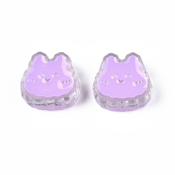 PandaHall Transparent Acrylic Beads, with Enamel, Rabbit, Violet, 18x19x8mm, Hole: 3mm Acrylic Rabbit Purple
PandaHall Transparent Acrylic Beads, with Enamel, Rabbit, Violet, 18x19x8mm, Hole: 3mm Acrylic Rabbit Purple