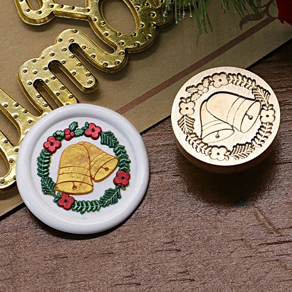 PandaHall Christmas Series Wax Seal Brass Stamp Head, for Wax Seal Stamp, Golden, Christmas Bell, 25x14mm, Inner Diameter: 7.5mm Brass...
PandaHall Christmas Series Wax Seal Brass Stamp Head, for Wax Seal Stamp, Golden, Christmas Bell, 25x14mm, Inner Diameter: 7.5mm Brass...