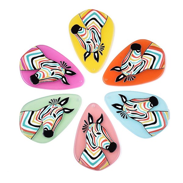 PandaHall Translucent Cellulose Acetate(Resin) Pendants, 3D Printed, Teardrop with Zebra, Mixed Color, 42x28x2mm, Hole: 1.4mm Cellulose..., Multicolor
PandaHall Translucent Cellulose Acetate(Resin) Pendants, 3D Printed, Teardrop with Zebra, Mixed Color, 42x28x2mm, Hole: 1.4mm Cellulose..., Multicolor