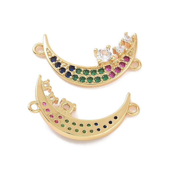 PandaHall Brass Micro Pave Cubic Zirconia Pendants, Crescent Moon Charm, Golden, Colorful, 25x16x3.5mm, Hole: 1.6mm Brass+Cubic Zirconia...
PandaHall Brass Micro Pave Cubic Zirconia Pendants, Crescent Moon Charm, Golden, Colorful, 25x16x3.5mm, Hole: 1.6mm Brass+Cubic Zirconia...