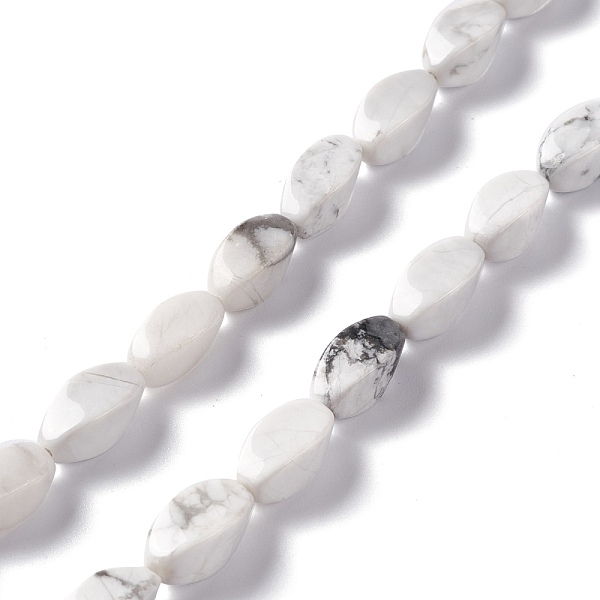 PandaHall Natural Howlite Beads Strands, Twist, 12x6x6mm, Hole: 1mm, about 33~34pcs/strand, 15.39''~15.98''(39.1~40.6cm) Howlite Twist
PandaHall Natural Howlite Beads Strands, Twist, 12x6x6mm, Hole: 1mm, about 33~34pcs/strand, 15.39''~15.98''(39.1~40.6cm) Howlite Twist