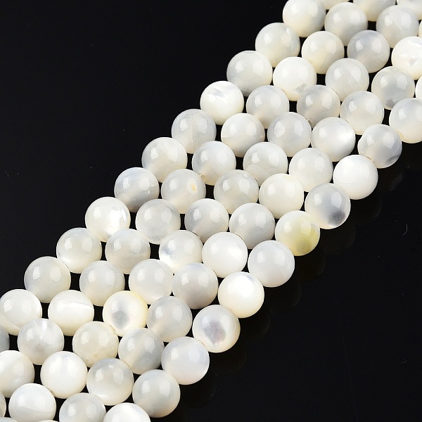 PandaHall Natural White Shell Bead Strands, Round, 5mm, Hole: 1mm, about 79~81pcs/strand, 15.16 inch~15.75 inch(38~40cm) White Shell Round
PandaHall Natural White Shell Bead Strands, Round, 5mm, Hole: 1mm, about 79~81pcs/strand, 15.16 inch~15.75 inch(38~40cm) White Shell Round