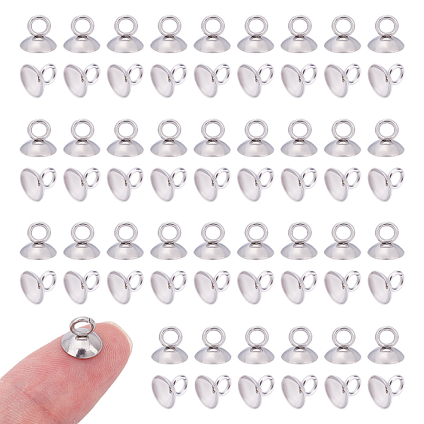 PandaHall UNICRAFTALE 7mm Long 100pcs Bead Cap Pendant Bails 202 Stainless Steel Round Bails Clasp Dangle Charm Bead Pendant Connector...
PandaHall UNICRAFTALE 7mm Long 100pcs Bead Cap Pendant Bails 202 Stainless Steel Round Bails Clasp Dangle Charm Bead Pendant Connector...